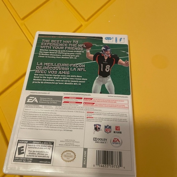 Nintendo Wii Madden ‘08 And ‘13 Video Games With Both manuals! - Picture 3 of 6